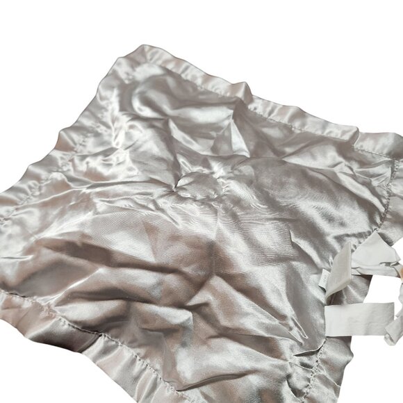 Cloud Island Plush Baby Blanket With Satin Trim & Toy Attachment - Picture 2 of 3